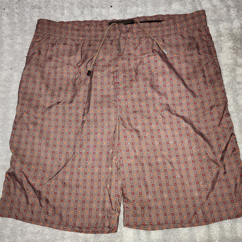 Louis Vuitton Brown Damier Men Swimming Trunk Large